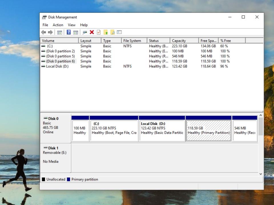 windows 10 disk management