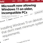 microsoft perboleh install windows 11 pc jadul