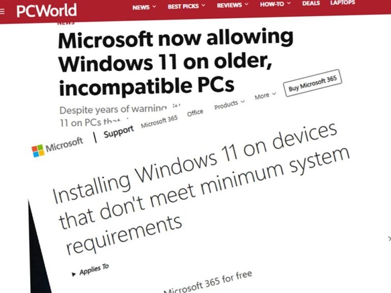 microsoft perboleh install windows 11 pc jadul