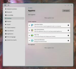 Pop!_OS desktop setting
