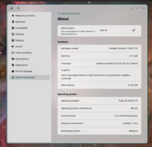 Pop!_OS Wayland