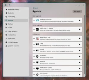 Pop!_OS desktop setting