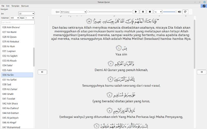 Quran dan terjemahannya