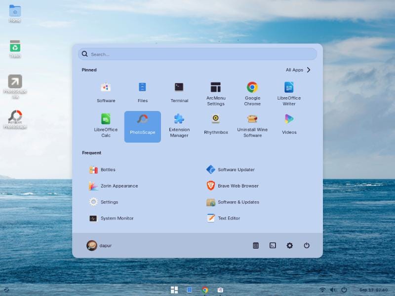 zorin win 11